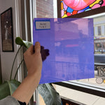 Purple on Clear Lamberts Flash Glass Sheet Glass Lamberts Glass