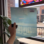 Blue-Gray on Clear Fremont Flash Glass