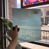 Blue-Gray on Clear Fremont Flash Glass