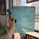Blue-Gray on Clear Fremont Flash Glass