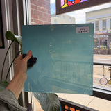 Blue-Gray on Clear Fremont Flash Glass