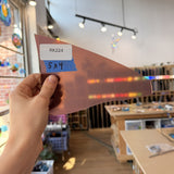 Light Plum Opal Mouthblown Sheet Glass