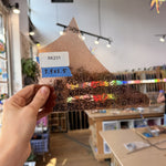 Seedy Light Brown Mouthblown Sheet Glass