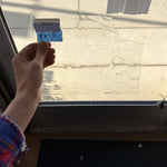 Clear Reamy Mouthblown Lamberts Transparent Sheet Glass