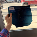 Dark Lagoon Gradient Mouthblown Vintage Sheet Glass