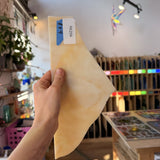 Light Amber Cream Tan Opal Kokomo Sheet Glass