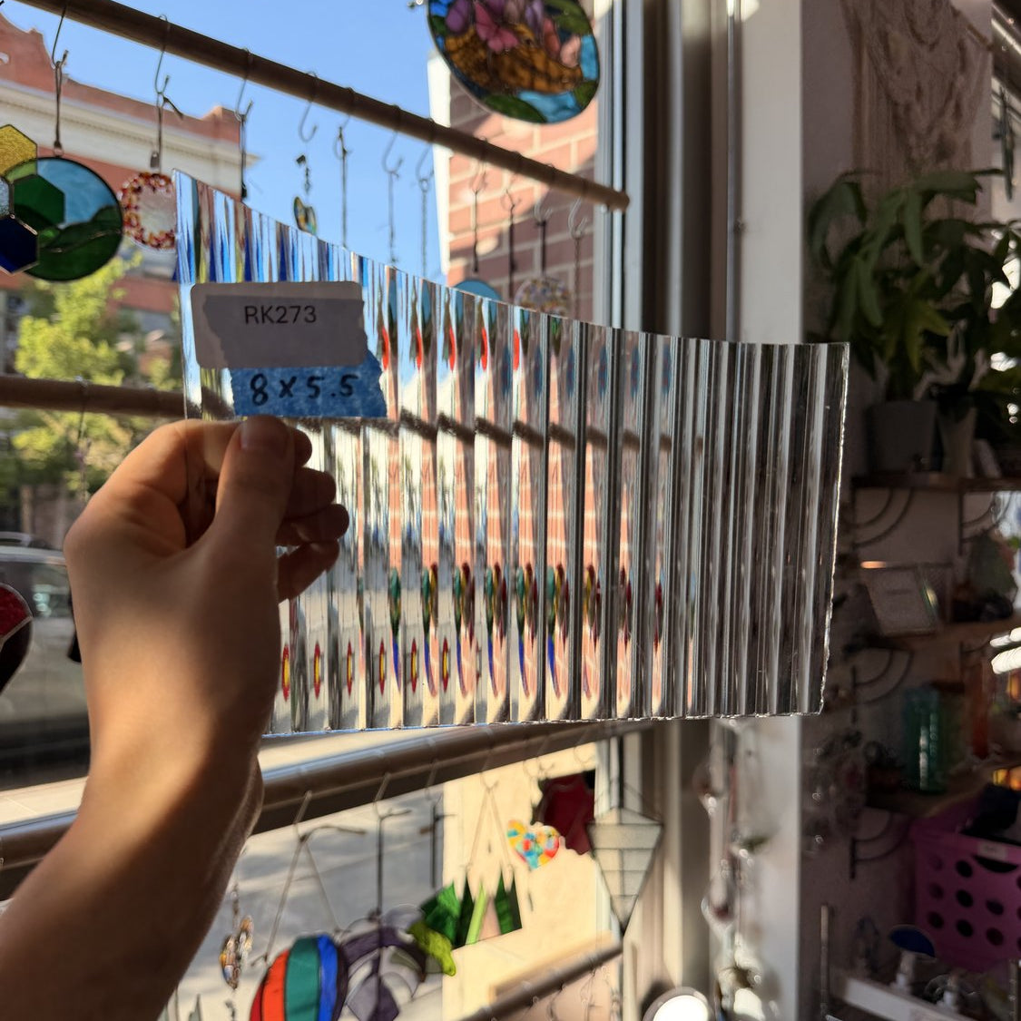 Clear Reeded Textured Sheet Glass