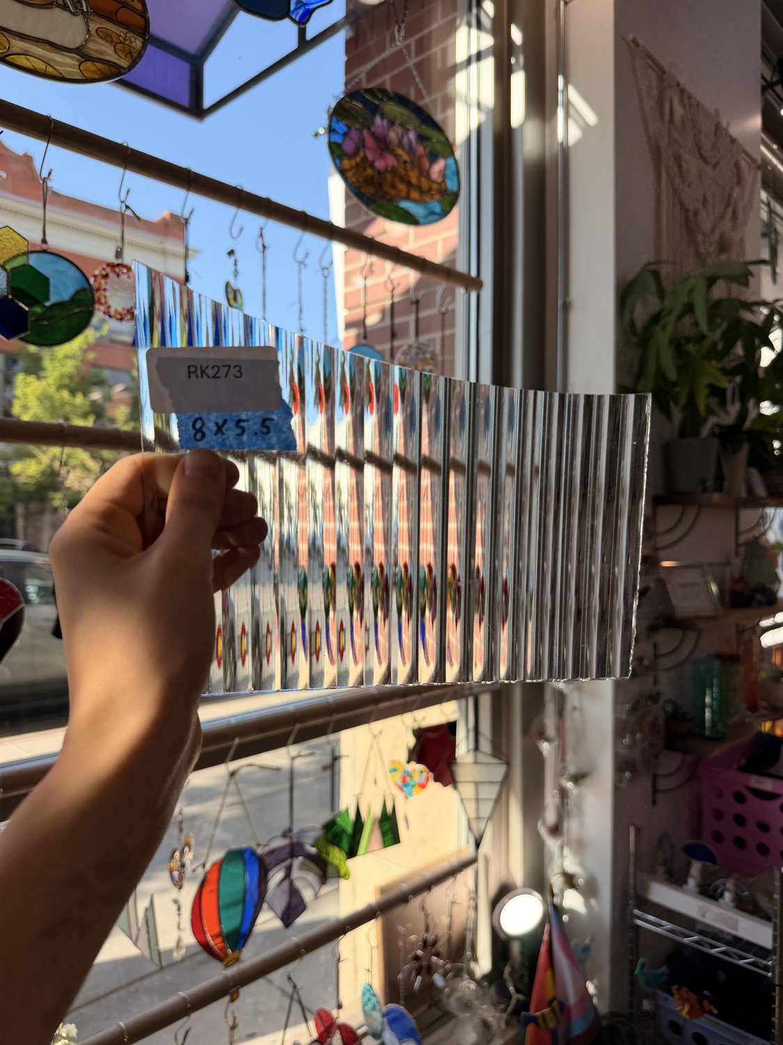 Clear Reeded Textured Sheet Glass