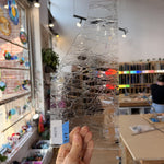 Transparent Mouthblown St Just French Crackle Sheet Glass