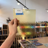 Light Pale Amber Bullseye Transparent Sheet Glass