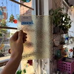 Light Pale Amber Bullseye Transparent Sheet Glass