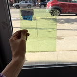 Light Green Mouthblown Lamberts Sheet Glass