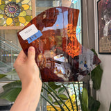 Medium Burnt Orange Mouthblown Sheet Glass