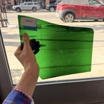 Shamrock Green Mouthblown Sheet Glass