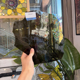 Medium Olive Green Mouthblown Transparent Sheet Glass Mouth Blown Glass Default Title