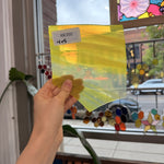 Neon Clear and Yellow Mouthblown AC Fischer