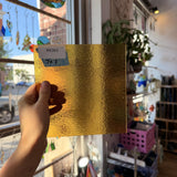 Medium Amber Transparent Bullseye Sheet Glass Fusible 90 COE