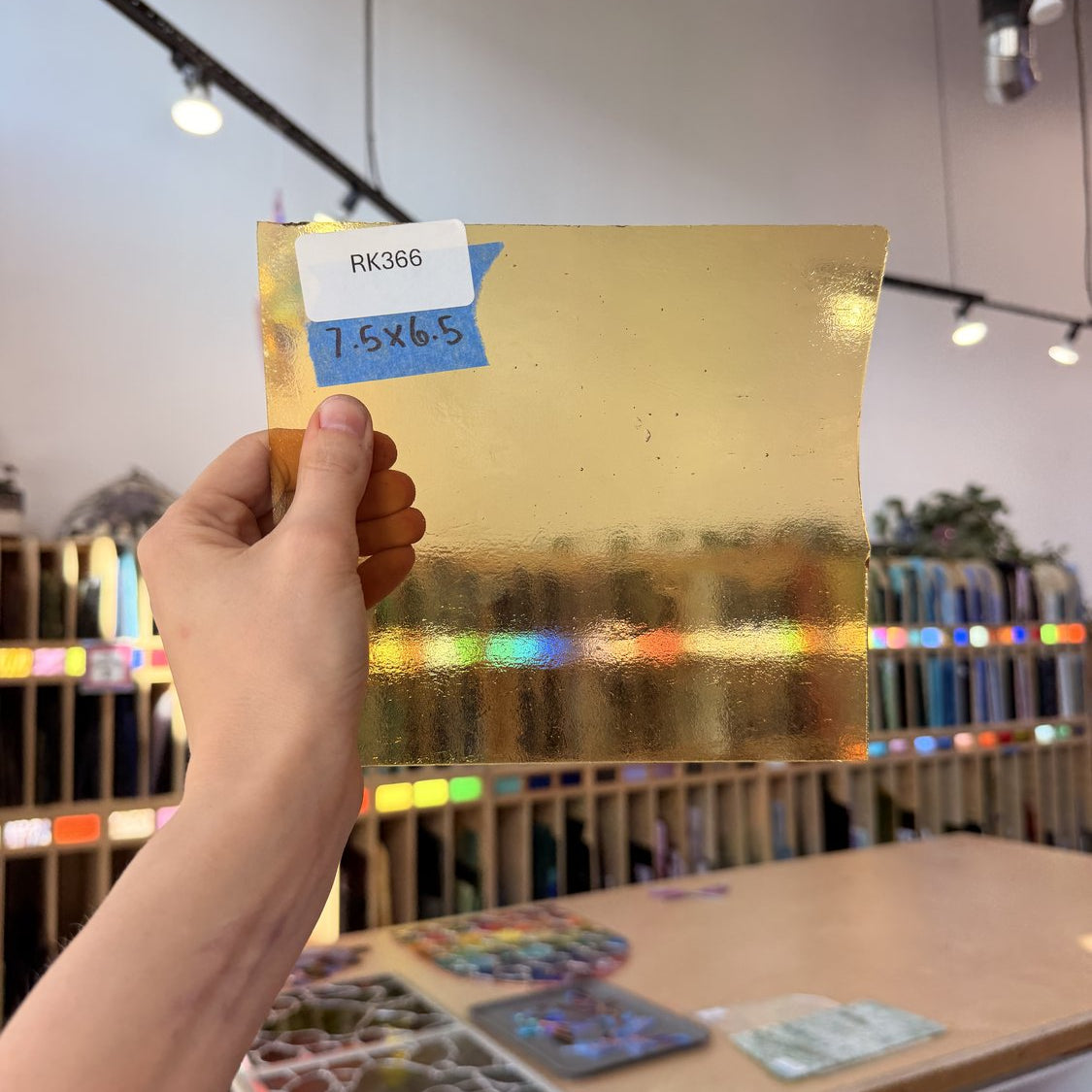 Light Amber Transparent Textured Wissmach Sheet Glass