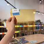 Light Amber Transparent Textured Wissmach Sheet Glass