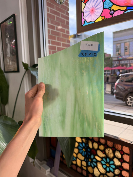 Green Iridescent Wissmach – RK384