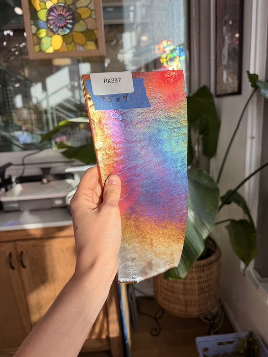 Pre-Struck Coral Iridescent Bullseye