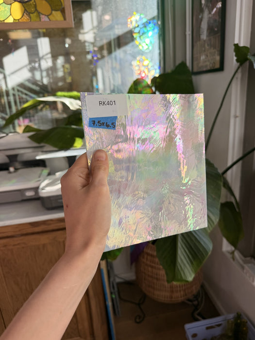 Light Pink Vintage Rare Iridescent Spectrum
