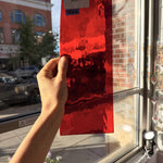 Orange Oceanside Waterglass Fusible 96 COE Fusible Sheet Glass Oceanside Glass