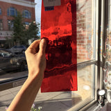 Orange Oceanside Waterglass Fusible 96 COE Fusible Sheet Glass Oceanside Glass
