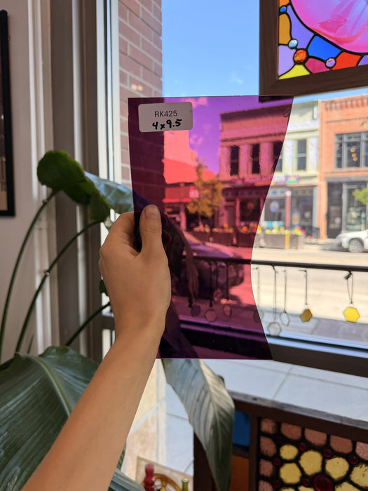 Medium Purple Vintage GNA Sheet Glass Colorado Glassworks