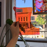 Pink and Orange Mouthblown Lamberts Sheet Glass Lamberts Glass Default Title