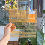 Orange on Clear Lamberts Flash Glass Sheet Glass Lamberts Glass 8.5x8.5in (LA-66710573)