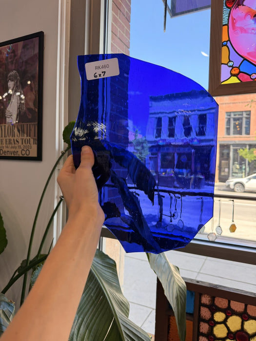 Dark Blue Vintage GNA Sheet Glass Colorado Glassworks