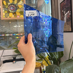 Blue On Clear Fremont Flash Glass
