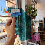 Mediun Dark Blue Transparent Fremont Flash (on clear) Sheet Glass – RK492