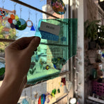 Teal Mouthblown Sheet Glass – RK496