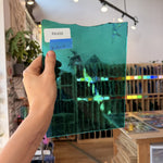 Teal Mouthblown Sheet Glass – RK498