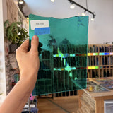 Teal Mouthblown Sheet Glass – RK498