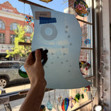 Gray Opal Blown Sheet Glass (Sandblasted Designs)