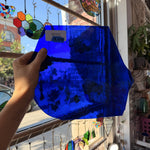 Dark Cobalt Blue Mouthblown GNA Sheet Glass