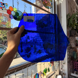 Dark Cobalt Blue Mouthblown GNA Sheet Glass