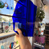 Cobalt Dark Blue on Clear Flash Sheet Glass – RK506