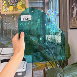 Teal Vintage Transparent Sheet Glass Colorado Glassworks Default Title