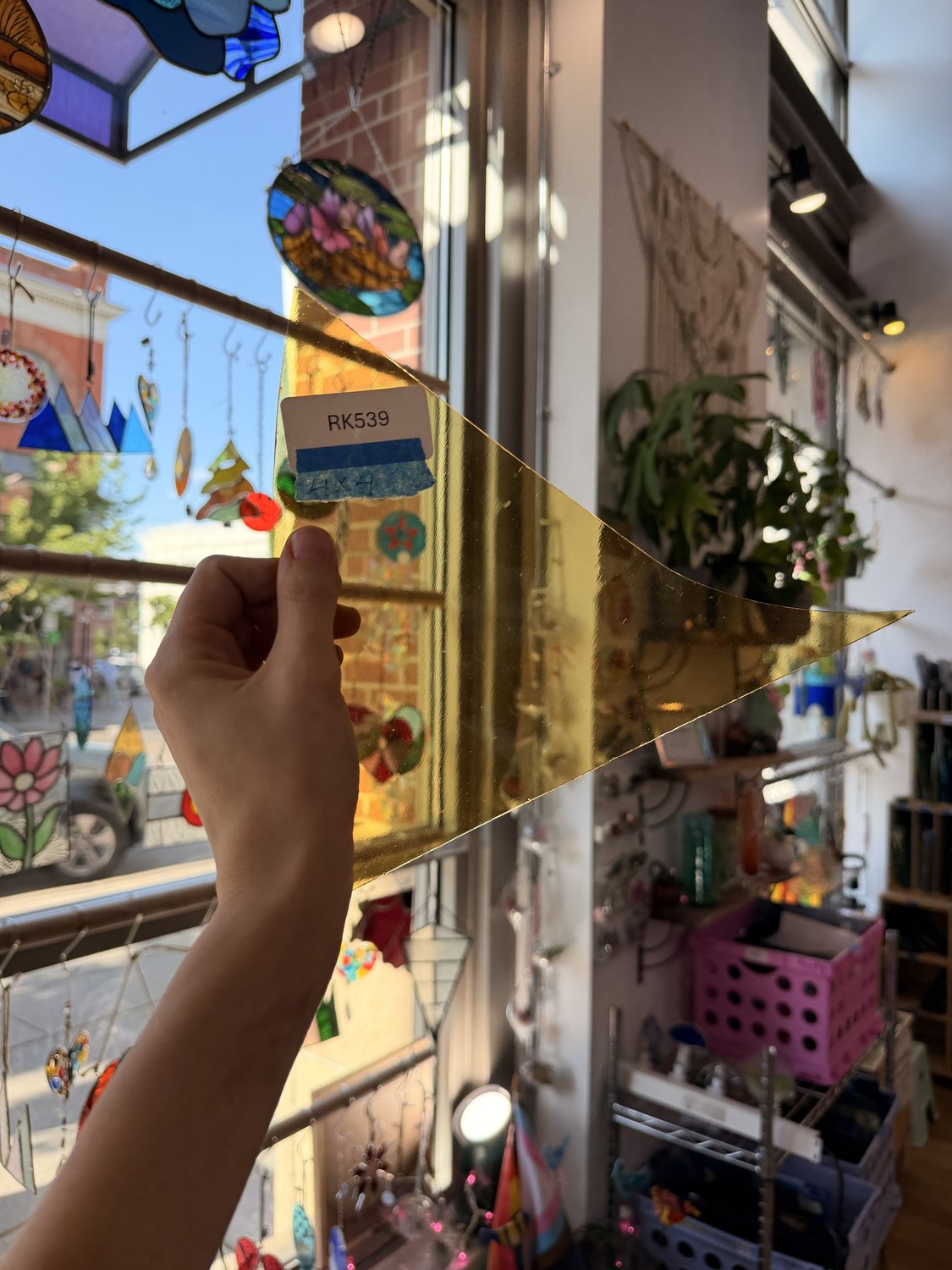 Transparent Honey Oceanside Sheet Glass