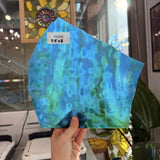 Blue Green Mottled