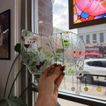 Bullseye Multicolor Green and RedConfetti and Glass 90 COE