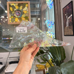 Pastel Frature and Stringer and White Sheet Glass Colorado Glassworks RK638 (4.5x3.5in)