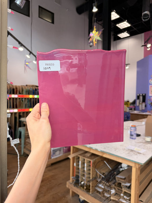 Midnight Plum Opal Bullseye Fusible 90 COE Fusible Sheet Glass Bullseye Glass RK659 (10x9in)
