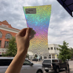 Rainbow Dichroic Croco Sheet Glass Colorado Glassworks RK660 (9.5x4in)