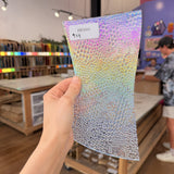 Rainbow Dichroic Croco Sheet Glass Colorado Glassworks