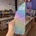 Rainbow Dichroic Croco Sheet Glass Colorado Glassworks RK661 (9x4in)